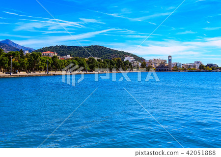 Volos city view from the sea, Greece Volos city view from the sea, Greece 42051888
