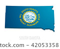 Map South Dakota 42053358