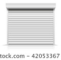 closed shutter door 42053367