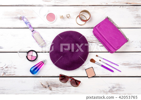 Purple women's accessories. Purple women's accessories. 42053765
