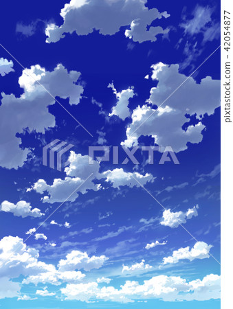 Blue sky and clouds for vertical PAN Blue sky and clouds for vertical PAN 42054877