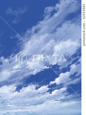Blue sky and clouds for vertical PAN 42054885