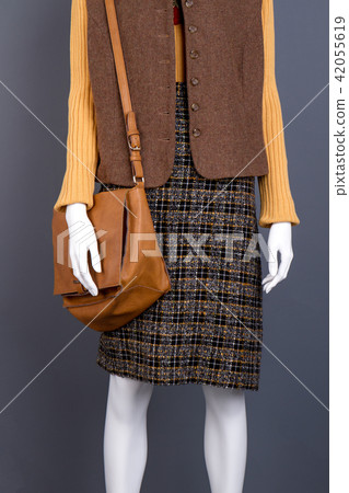 Retro fashion women clothes outfit. Retro fashion women clothes outfit. 42055619