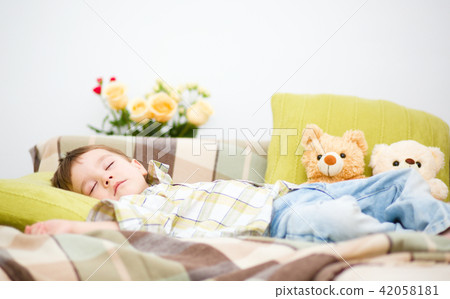 Cute little boy is sleeping Cute little boy is sleeping 42058181