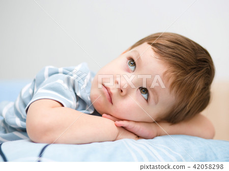 Portrait of a cute little boy 42058298