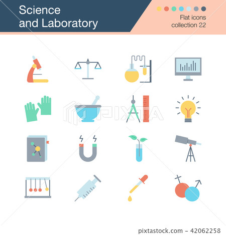 Science and Laboratory icons.  42062258