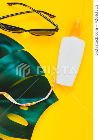 Summer vacations creative flat lay concept Summer vacations creative flat lay concept 42063515