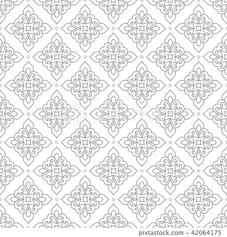 Wallpaper in the style of Baroque. A seamless Wallpaper in the style of Baroque. A seamless 42064175