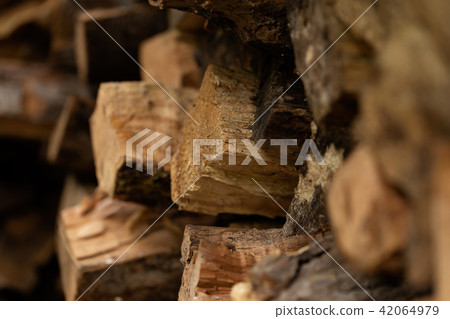 Firewood in Woodpile 42064979