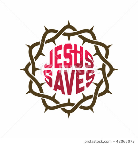 Church logo. Christian symbols. Crown of thorns. Church logo. Christian symbols. Crown of thorns. 42065072