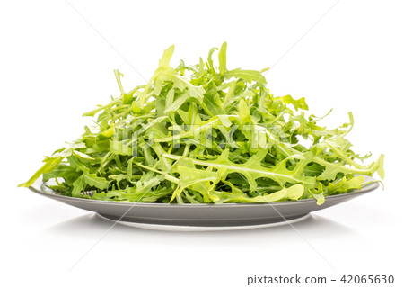 Fresh Raw Arugula (rucola) isolated on white 42065630