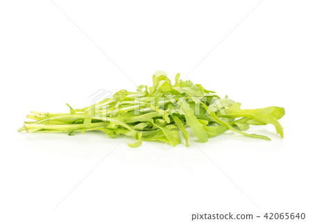 Fresh Raw Arugula (rucola) isolated on white 42065640