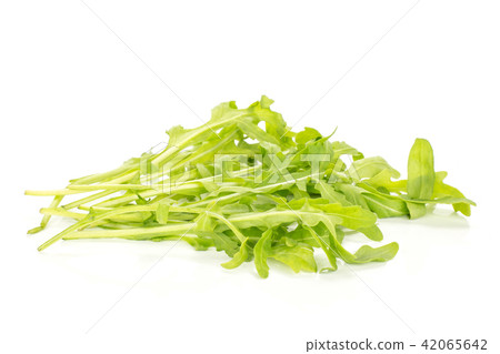 Fresh Raw Arugula (rucola) isolated on white 42065642