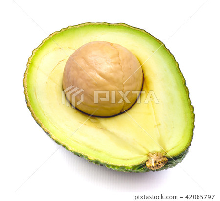 Avocado isolated on white 42065797
