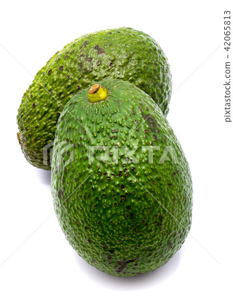 Avocado isolated on white 42065813