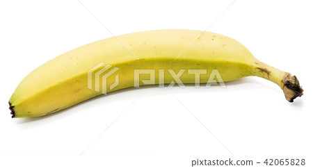 Yellow banana isolated on white 42065828