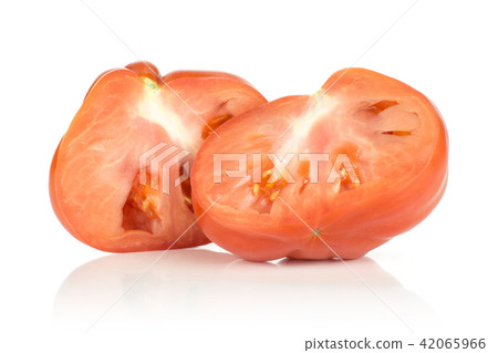 Fresh Raw Beef Tomato isolated on white 42065966