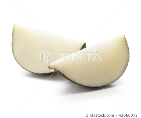 Black radish isolated on white 42066072