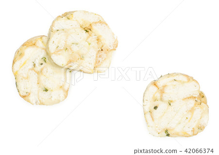 Fresh boiled Carlsbad dumpling isolated on white Fresh boiled Carlsbad dumpling isolated on white 42066374
