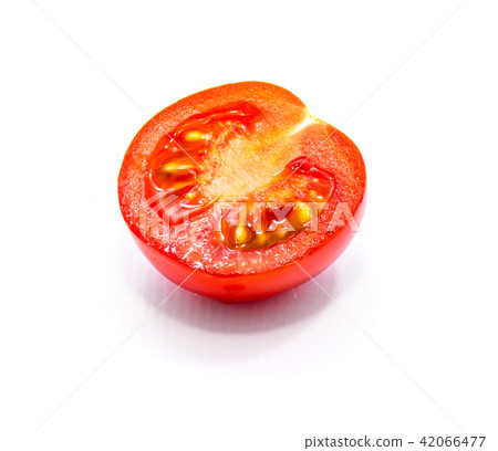 Red cherry tomatoe isolated Red cherry tomatoe isolated 42066477