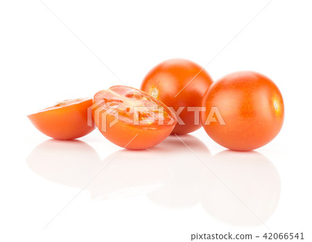 Fresh cherry tomato isolated on white Fresh cherry tomato isolated on white 42066541