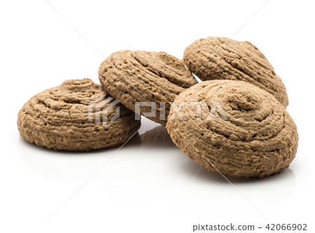 Coco cookie isolated on white Coco cookie isolated on white 42066902