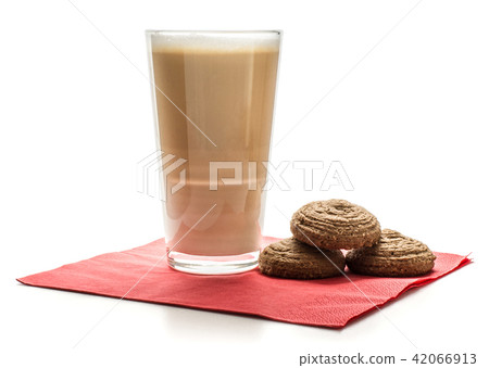 Coco cookie isolated on white 42066913