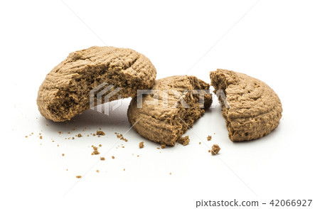 Coco cookie isolated on white 42066927