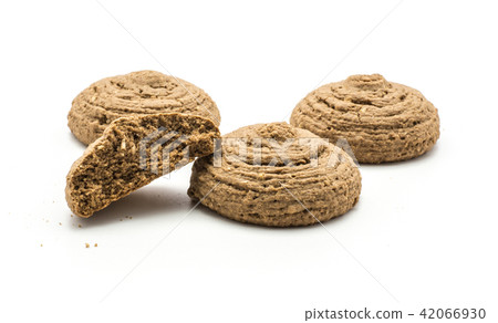 Coco cookie isolated on white 42066930