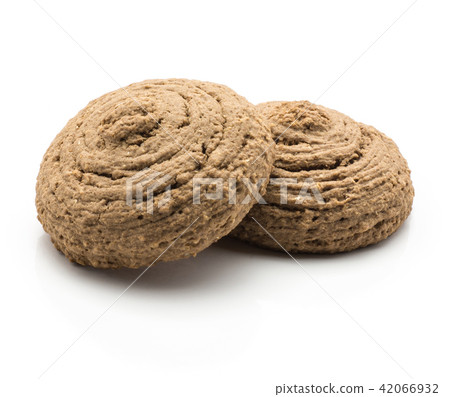 Coco cookie isolated on white 42066932