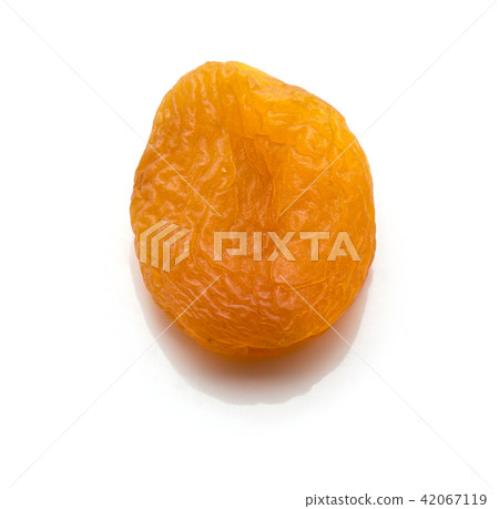 Dried apricot isolated on white Dried apricot isolated on white 42067119
