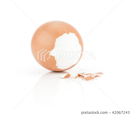 Fresh Chicken Egg isolated on white 42067243