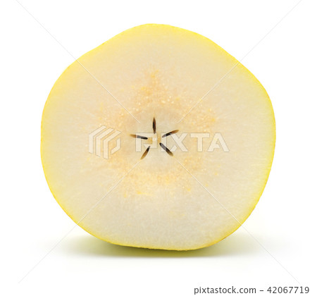 Green pear isolated on white Green pear isolated on white 42067719