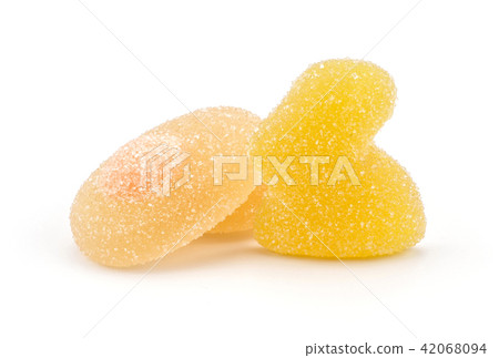 Easter Jelly isolated on white background Easter Jelly isolated on white background 42068094
