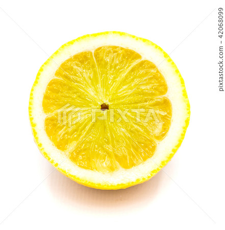Fresh lemon isolated on white Fresh lemon isolated on white 42068099