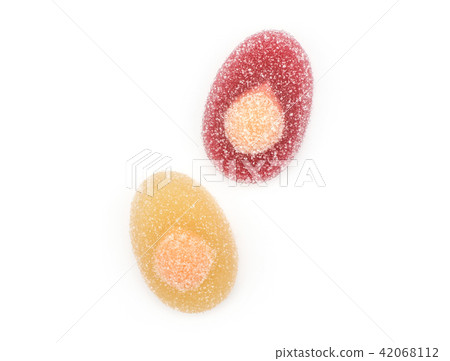 Easter Jelly isolated on white background 42068112