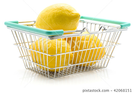 Fresh lemon isolated on white Fresh lemon isolated on white 42068151