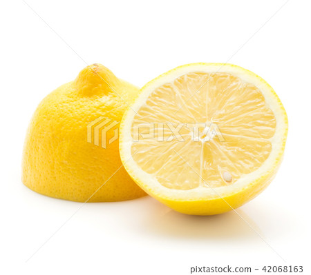 Fresh lemon isolated on white Fresh lemon isolated on white 42068163