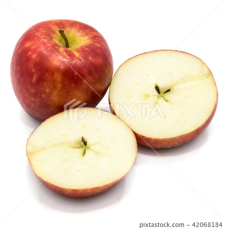 Fresh apple kanzi isolated on white Fresh apple kanzi isolated on white 42068184