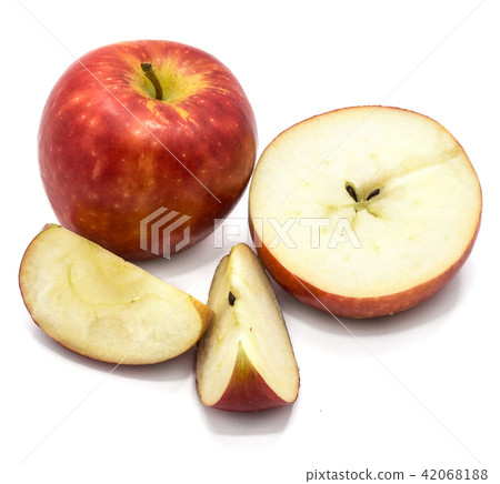 Fresh apple kanzi isolated on white 42068188