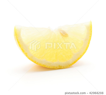 Fresh lemon isolated on white Fresh lemon isolated on white 42068208