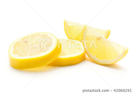 Fresh lemon isolated on white Fresh lemon isolated on white 42068291