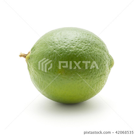 Fresh isolated lime on white 42068535