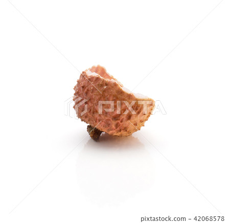 Fresh lychee isolated on white Fresh lychee isolated on white 42068578