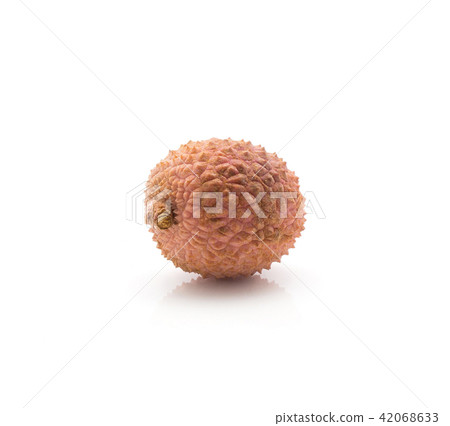 Fresh lychee isolated on white Fresh lychee isolated on white 42068633