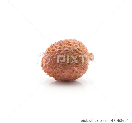 Fresh lychee isolated on white Fresh lychee isolated on white 42068635