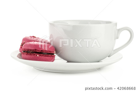 Colourful French macaron isolated on white Colourful French macaron isolated on white 42068668