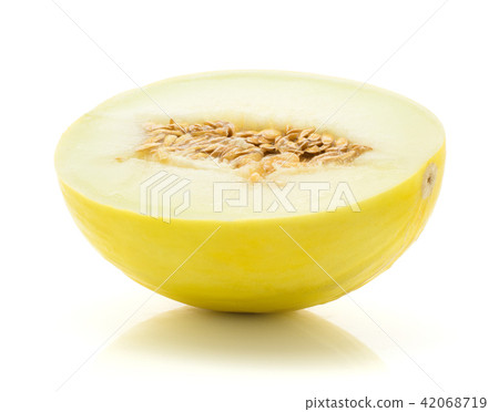 Melon Honeydew isolated on white Melon Honeydew isolated on white 42068719