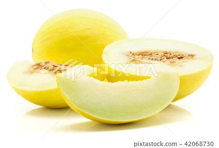 Melon Honeydew isolated on white 42068730