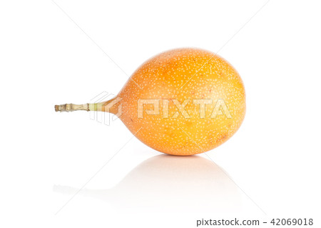 Fresh raw Grenadilla isolated on white Fresh raw Grenadilla isolated on white 42069018